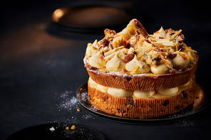 M&S Collection lemon and mascarpone panettone gateau
